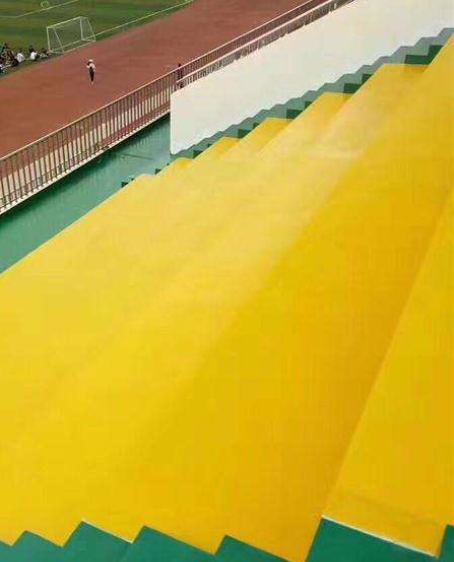 修文球场台阶翻新修补改造